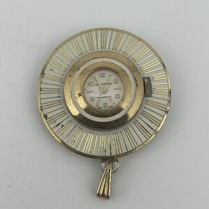 Vintage Continental Gold Pendant Mechanical Watch Antimagnetic‎ Swiss- Working